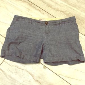 Chambray shorts
